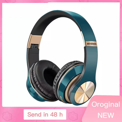 Bluetooth 5.0 Gaming Headphones Blutooth T5 Music Foldable Earphone